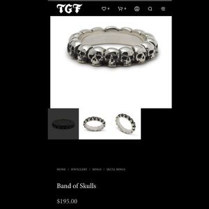 TGF Band of Skulls ring ON HOLD